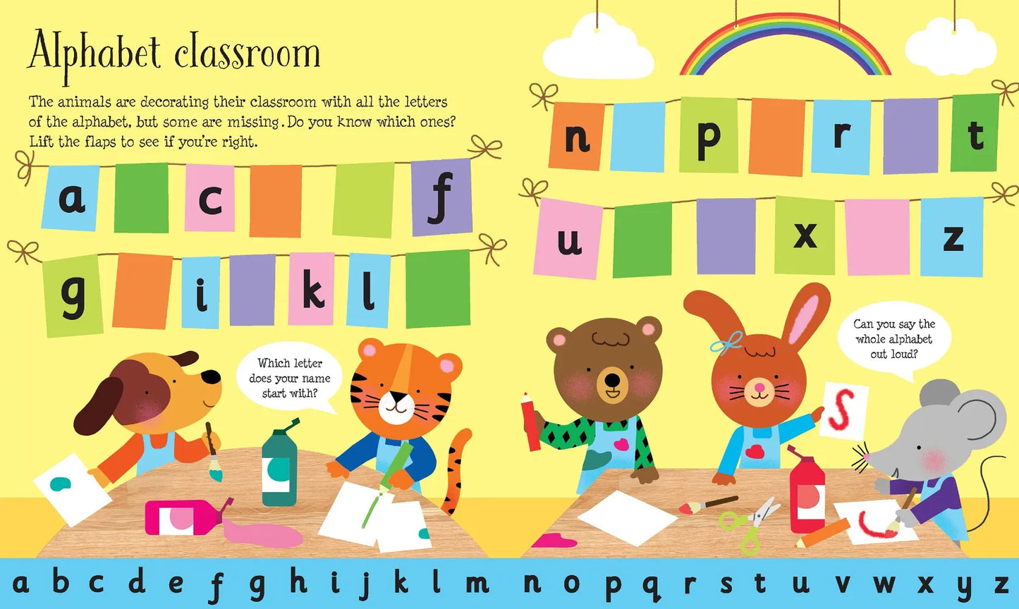 Alphabet book: Lift-the-Flap ABC, Usborne