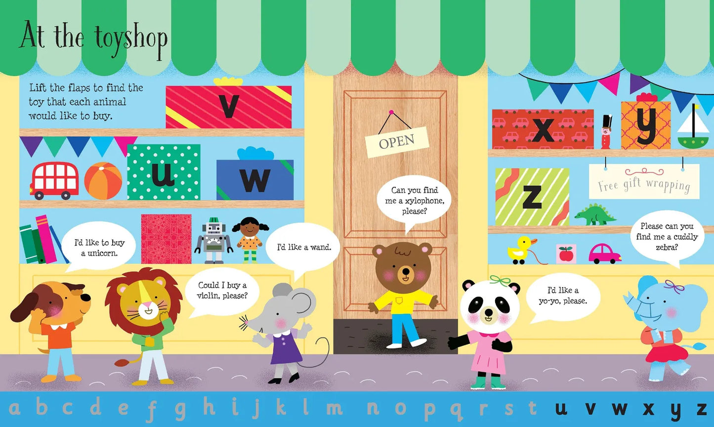 Alphabet book: Lift-the-Flap ABC, Usborne