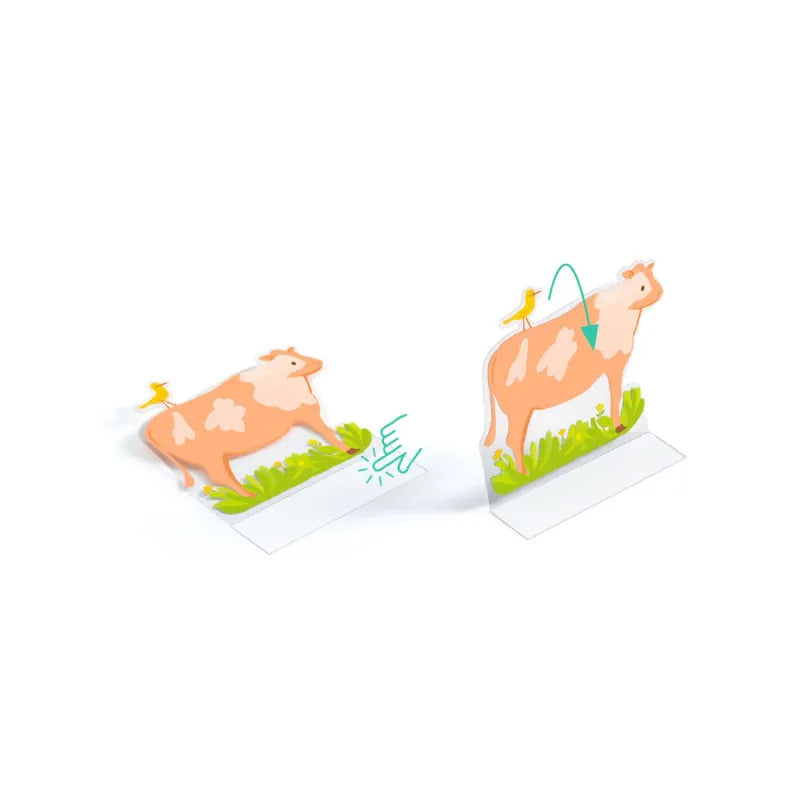Lift-up stickers: Farm, Djeco