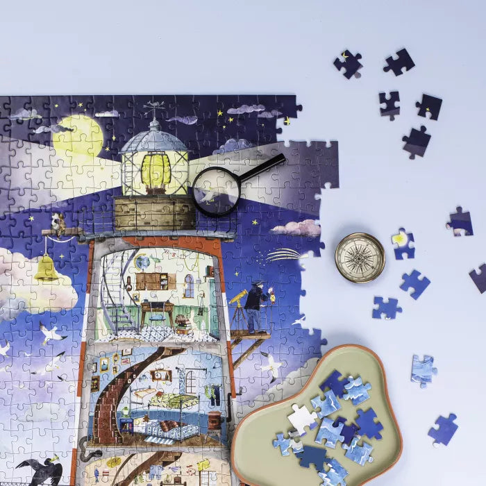 Lighthouse puzzle (500 pcs): Le Jardin du Moulin, Moulin Roty