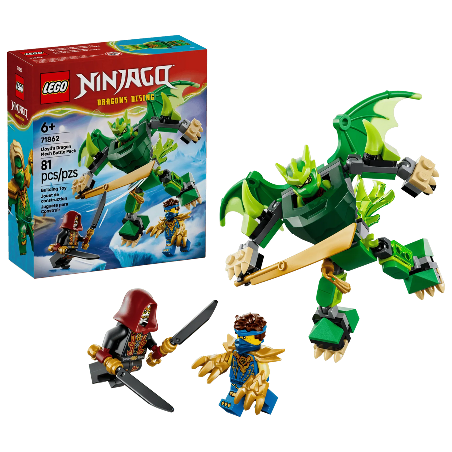 Lloyds Dragon Mech Battle Pack 71862, Lego NINJAGO