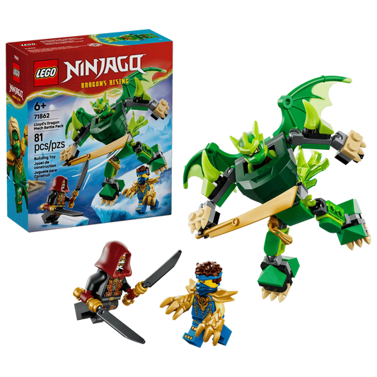 Lloyds Dragon Mech Battle Pack 71862, Lego NINJAGO
