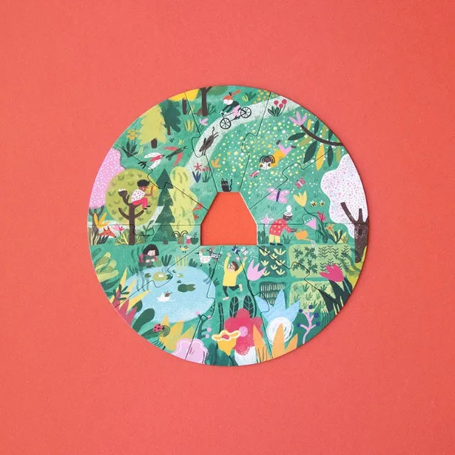 Set of puzzles: A home for nature 4 puzzles x 10 pcs, LONDJI