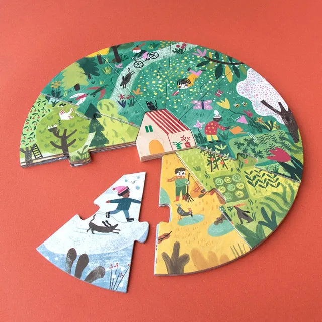 Set of puzzles: A home for nature 4 puzzles x 10 pcs, LONDJI