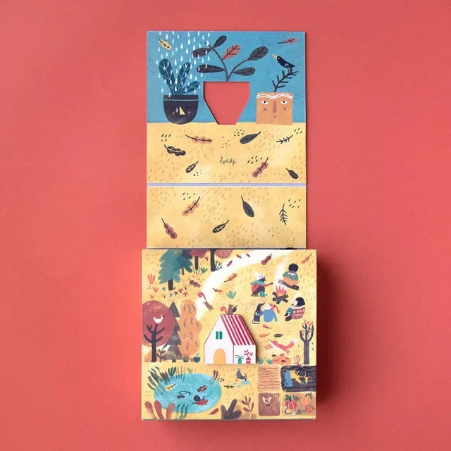 Set of puzzles: A home for nature 4 puzzles x 10 pcs, LONDJI