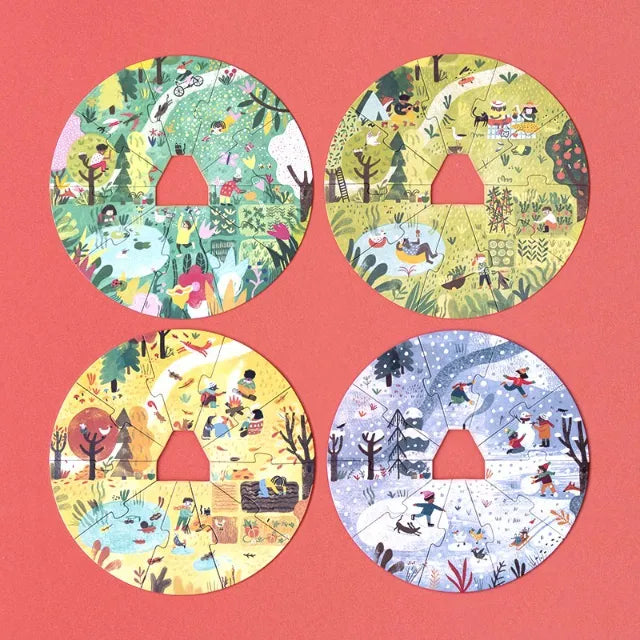 Set of puzzles: A home for nature 4 puzzles x 10 pcs, LONDJI