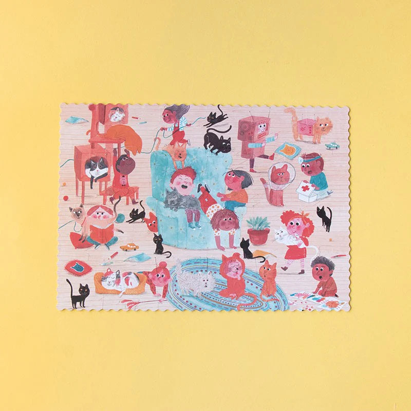 Reversible pocket puzzle: Cats & Dogs 24 pcs, LONDJI