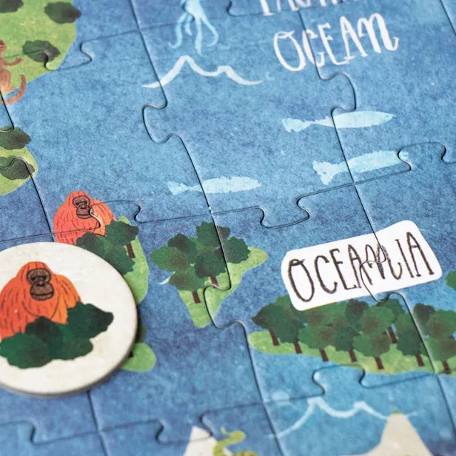 Discover the World: 200 κομμάτια, Παζλ για παιδιά 7+