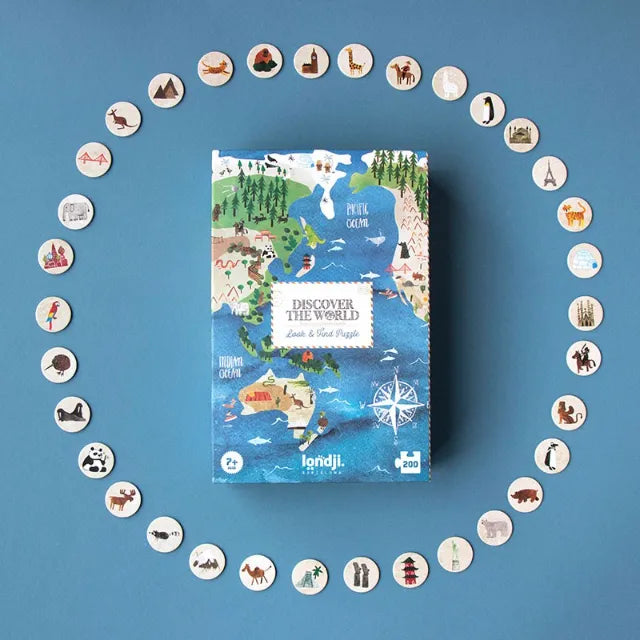 Discover the World: 200 κομμάτια, Παζλ για παιδιά 7+