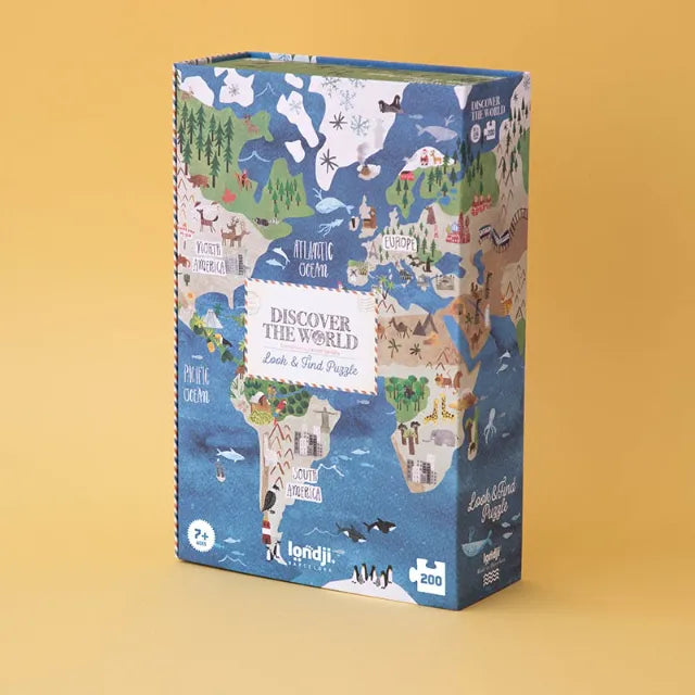 Discover the World: 200 κομμάτια, Παζλ για παιδιά 7+