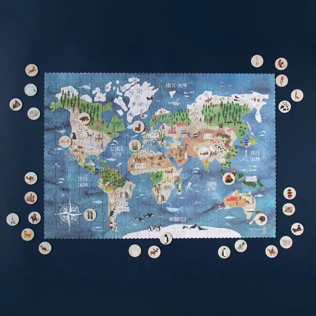 Discover the World: 200 κομμάτια, Παζλ για παιδιά 7+