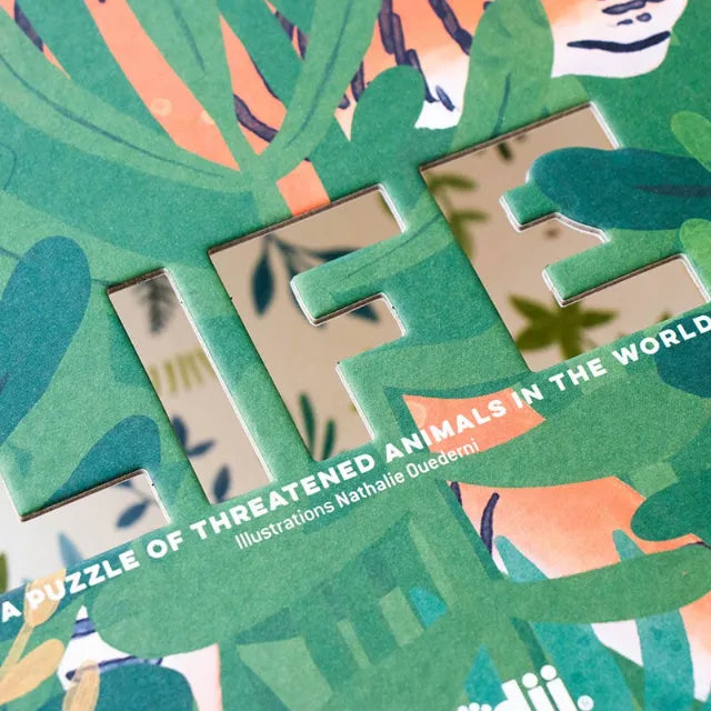 Puzzle: Life threatened animals in the world 200 pcs, LONDJI