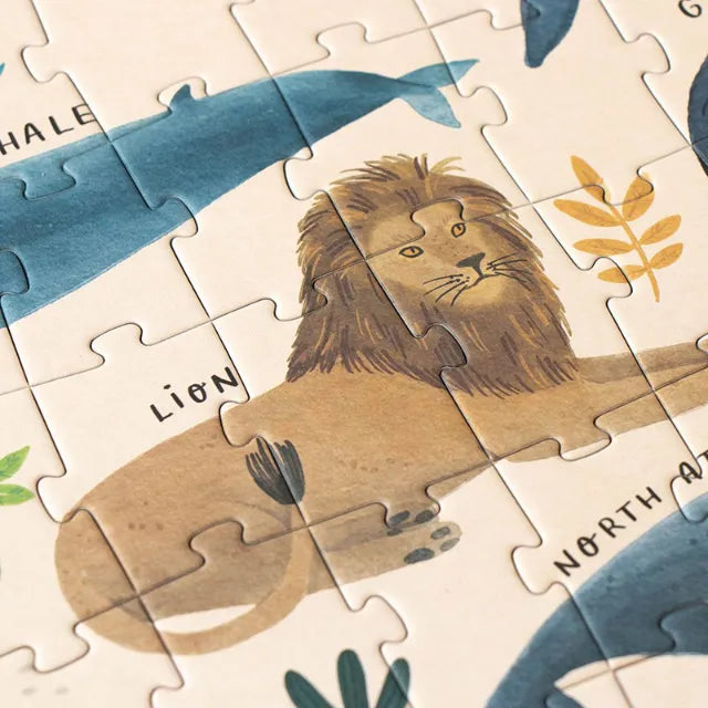 Puzzle: Life threatened animals in the world 200 pcs, LONDJI