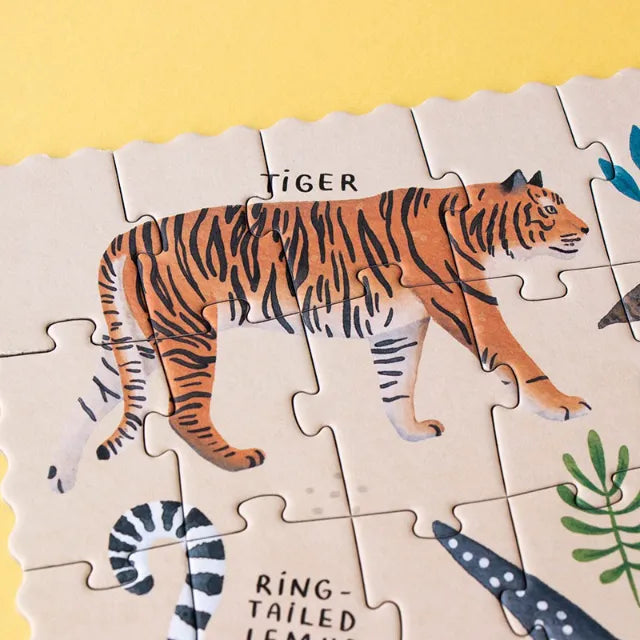 Puzzle: Life threatened animals in the world 200 pcs, LONDJI