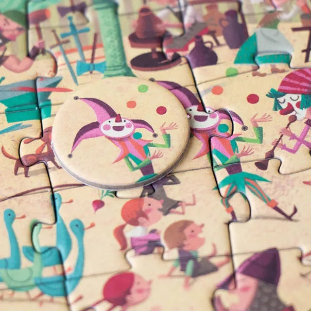 Look & find pocket puzzle: Castle 100 pcs, LONDJI