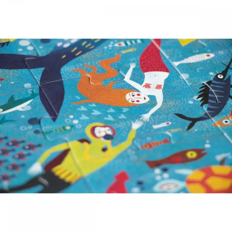 Look & find pocket puzzle: My little Ocean 24 pcs, LONDJI