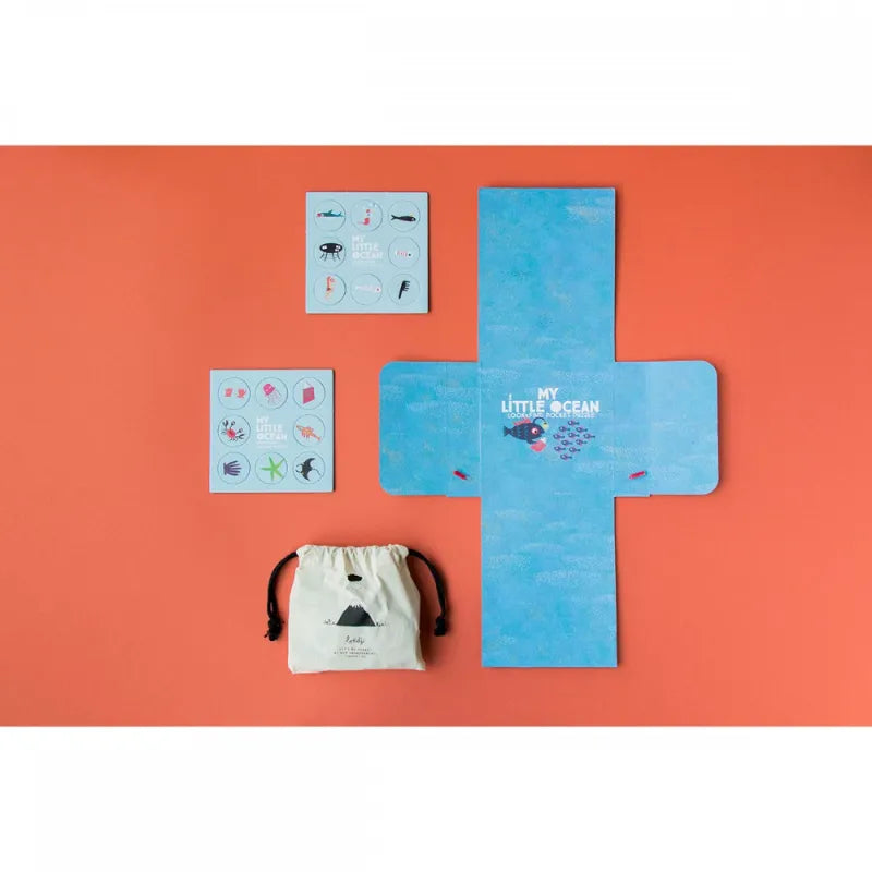 Look & find pocket puzzle: My little Ocean 24 pcs, LONDJI