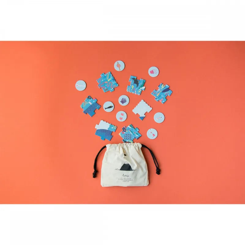 Look & find pocket puzzle: My little Ocean 24 pcs, LONDJI