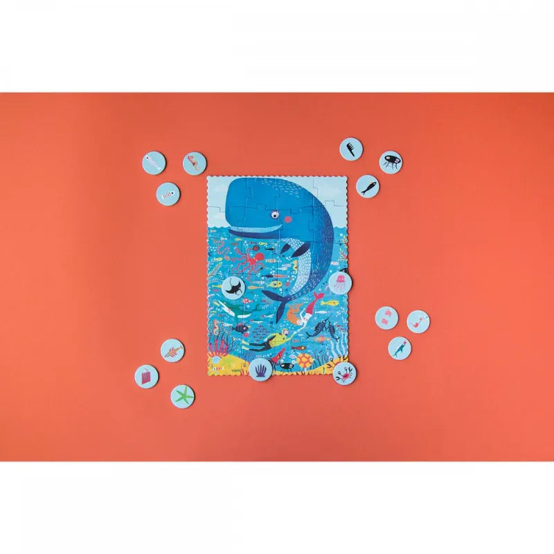 Look & find pocket puzzle: My little Ocean 24 pcs, LONDJI