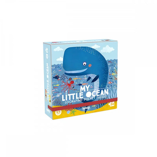 Look & find pocket puzzle: My little Ocean 24 pcs, LONDJI
