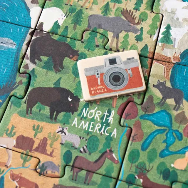 Look & find puzzle: Animal planet 70 pcs, LONDJI
