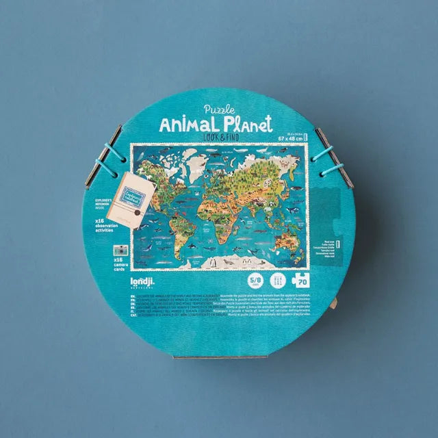 Look & find puzzle: Animal planet 70 pcs, LONDJI