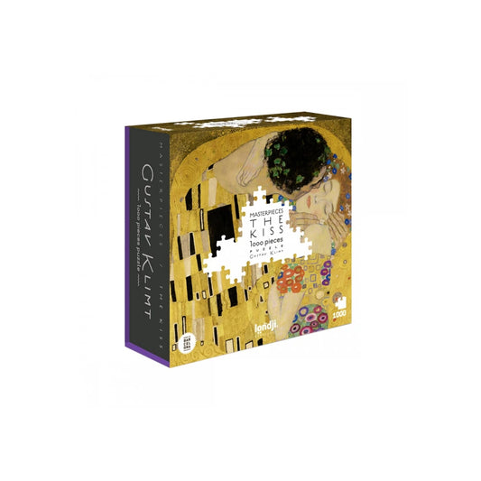 Masterpieces Puzzle: The Kiss Gustav Klimt 1000 pcs, LONDJI