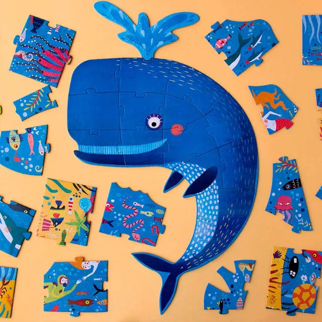 My big blue puzzle 36 pcs, LONDJI