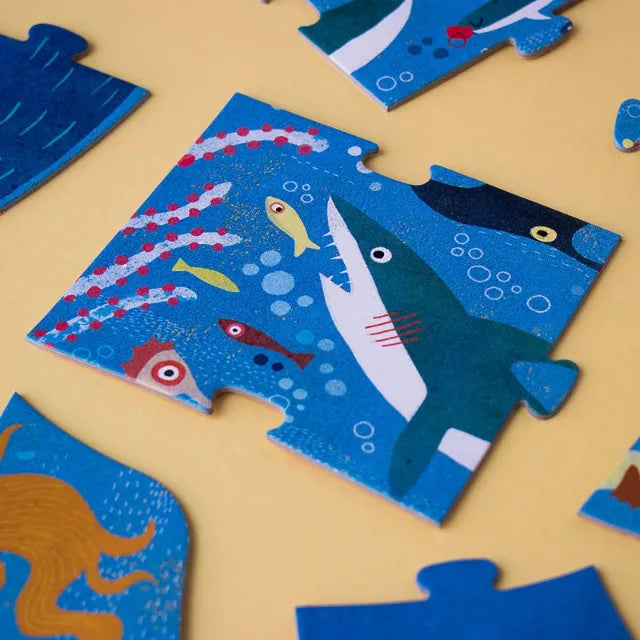 My big blue puzzle 36 pcs, LONDJI