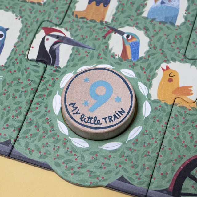 Set of puzzles: My little train 10 puzzles x 3 pcs, LONDJI