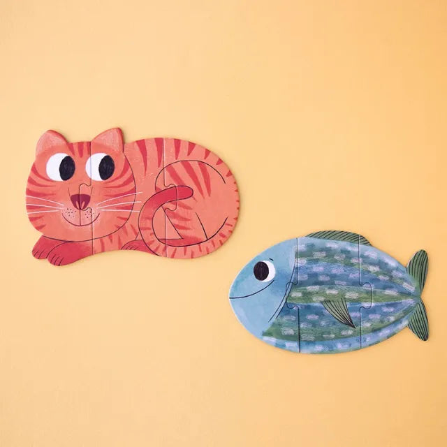 Set of puzzles: I love my pets 7 reversible puzzles x 3 pcs, LONDJI