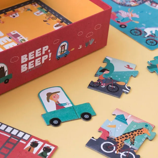 Puzzle: Beep! Beep! 48 pcs, LONDJI