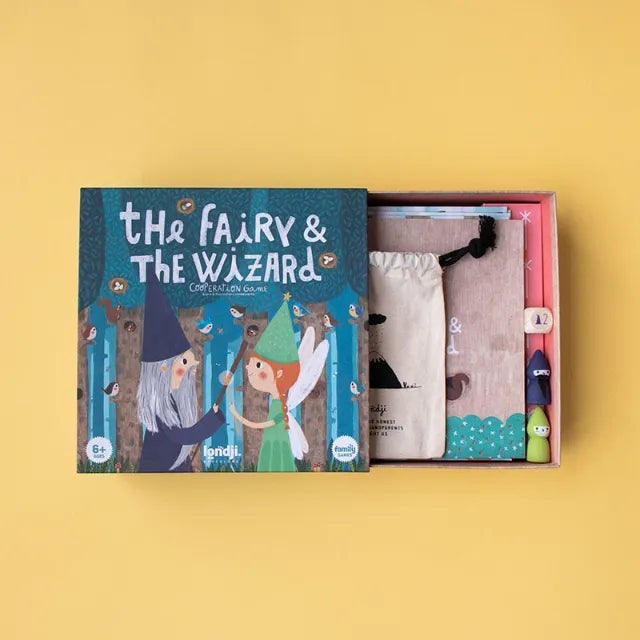 Cooperative family game: The fairy and the wizard, LONDJI