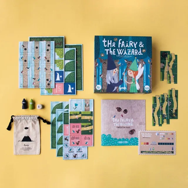 Cooperative family game: The fairy and the wizard, LONDJI