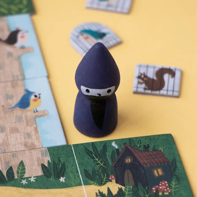 Cooperative family game: The fairy and the wizard, LONDJI