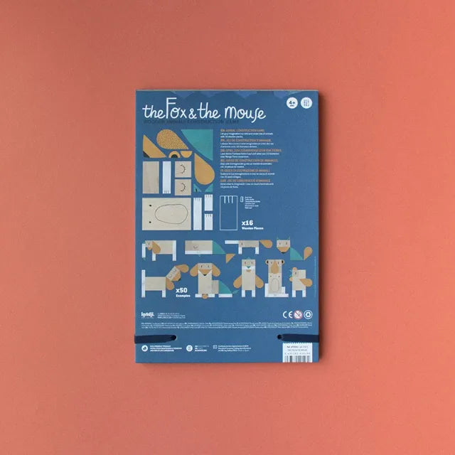 Wooden toy: The fox & the mouse, LONDJI