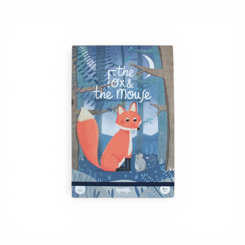 Wooden toy: The fox & the mouse, LONDJI