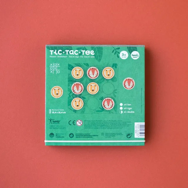 Three in a row game: Lion and tiger tic tac toe, LONDJI