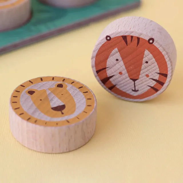 Three in a row game: Lion and tiger tic tac toe, LONDJI