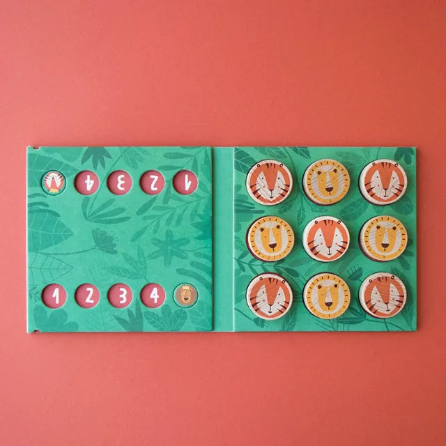 Three in a row game: Lion and tiger tic tac toe, LONDJI