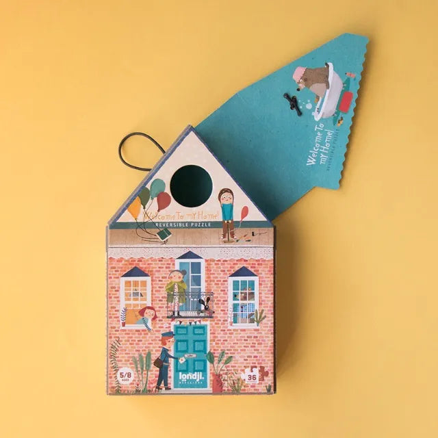 Reversible puzzle: Welcome to my home 36 pcs, LONDJI