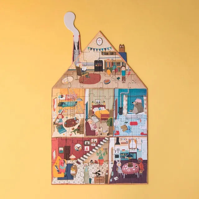 Reversible puzzle: Welcome to my home 36 pcs, LONDJI