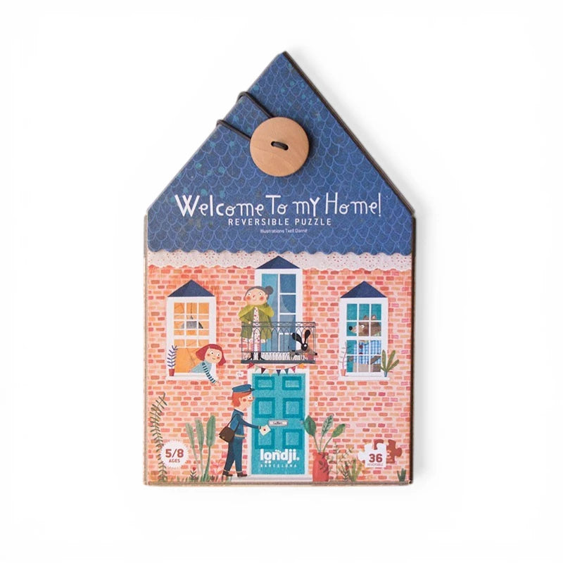 Reversible puzzle: Welcome to my home 36 pcs, LONDJI