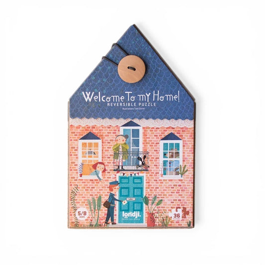 Reversible puzzle: Welcome to my home 36 pcs, LONDJI