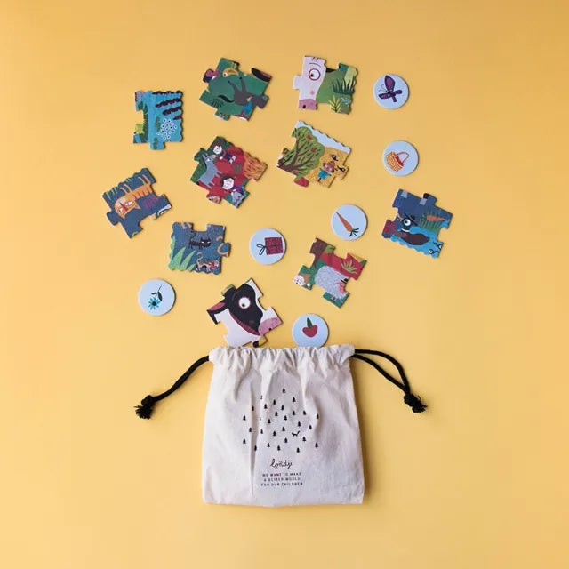 Look & Find First Pocket Puzzle: My Little Farm 24 pcs, LONDJI