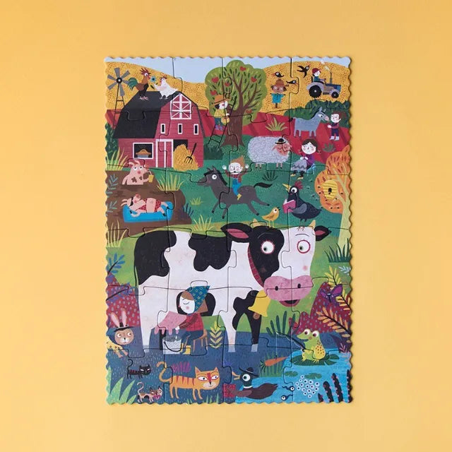 Look & Find First Pocket Puzzle: My Little Farm 24 pcs, LONDJI