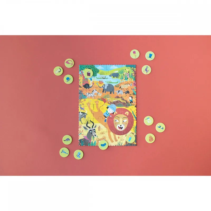 Look and Find First Pocket Puzzle: My Little Jungle 24 pcs, LONDJI