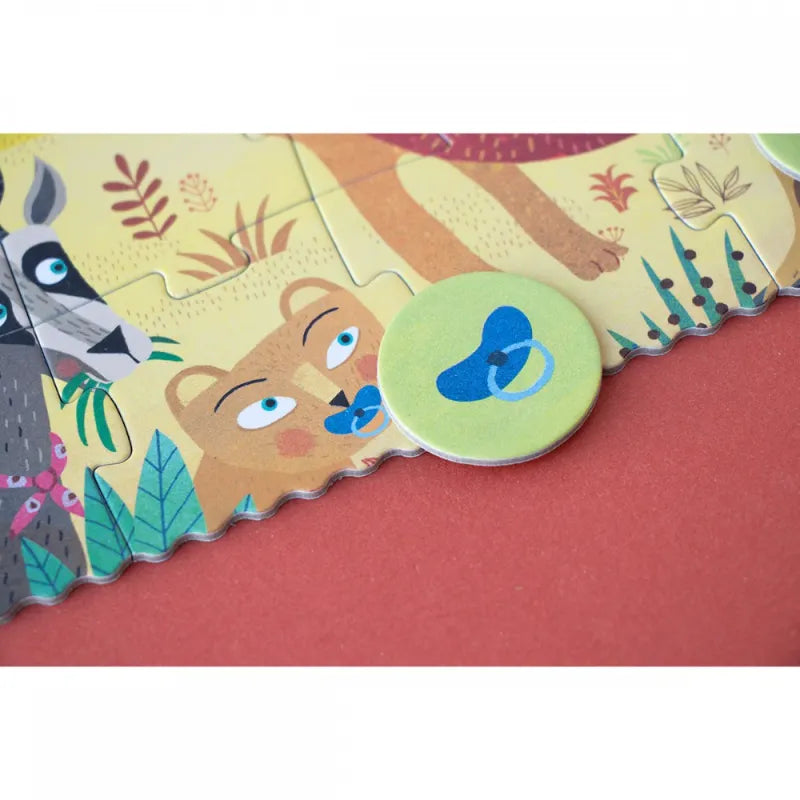 Look and Find First Pocket Puzzle: My Little Jungle 24 pcs, LONDJI