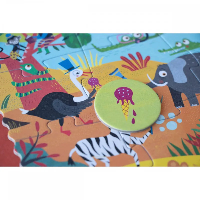 Look and Find First Pocket Puzzle: My Little Jungle 24 pcs, LONDJI