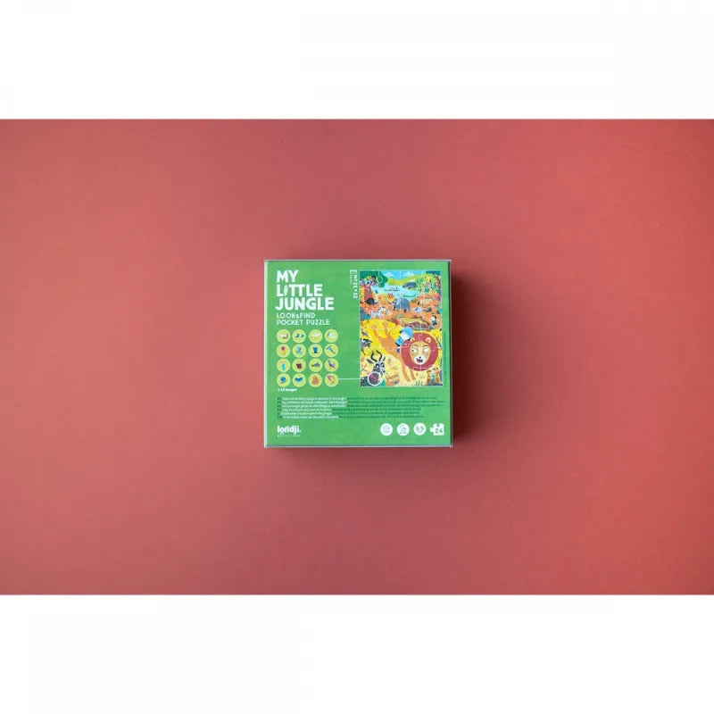 Look and Find First Pocket Puzzle: My Little Jungle 24 pcs, LONDJI